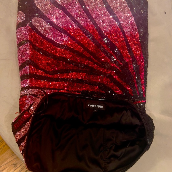 Retrofete stunning dress worn once size L - Picture 3 of 3